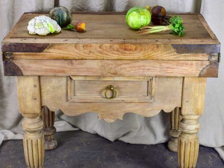 Antique French butcher s block For Sale