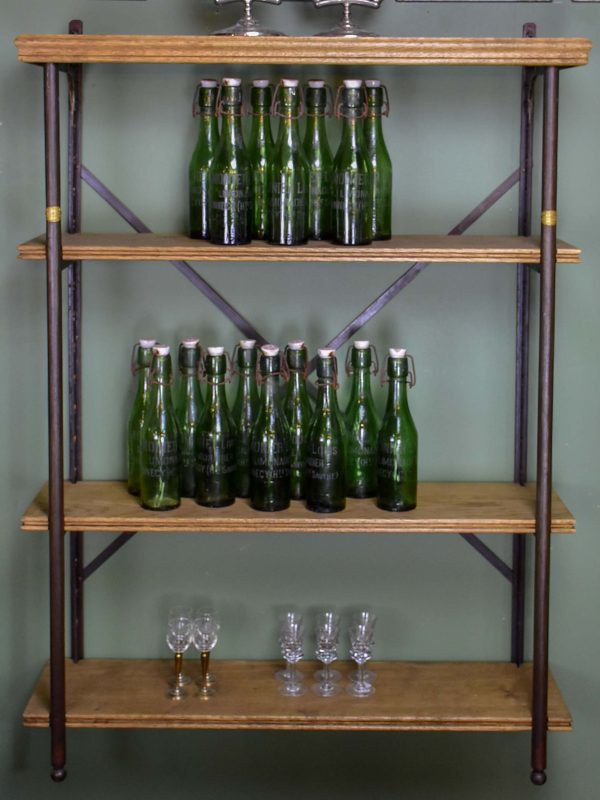 Antique French industrial shelving unit - Theodor Scherf, Paris on Sale