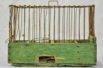 Early 20th century French birdcage with green patina Sale