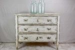 19th Century three door commode with crackled paint finish 43¾  Discount