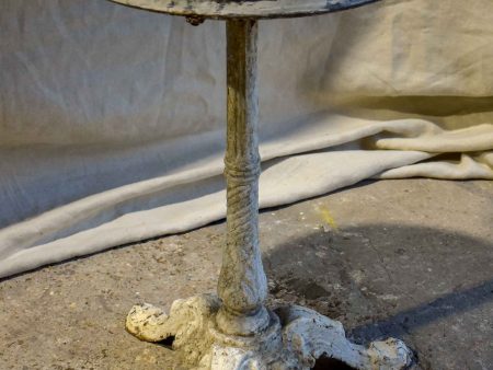 Napoleon III bistro table with polished marble top For Cheap