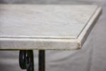 Antique French marble table - butcher s presentation table 25½  x 46¾  x 34¼  Hot on Sale