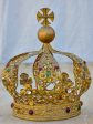 Antique French saint s crown from a church For Sale