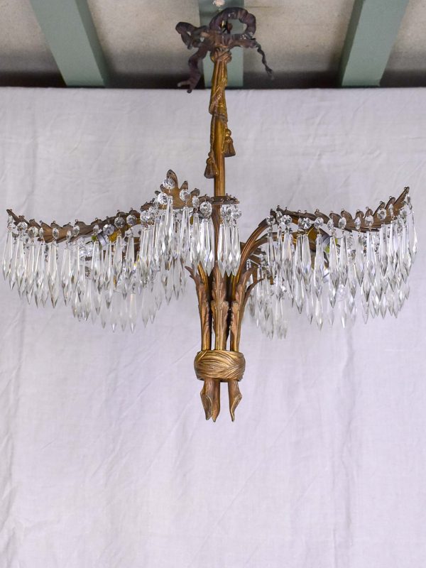 An antique palm chandelier - style Josef Hoffmann For Discount