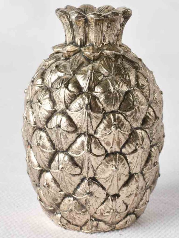 Miniature pineapple silver-plate salt shaker - 1970 s 2¼  For Discount