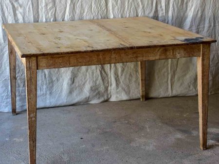 Large rustic farmhouse garden table - square Online