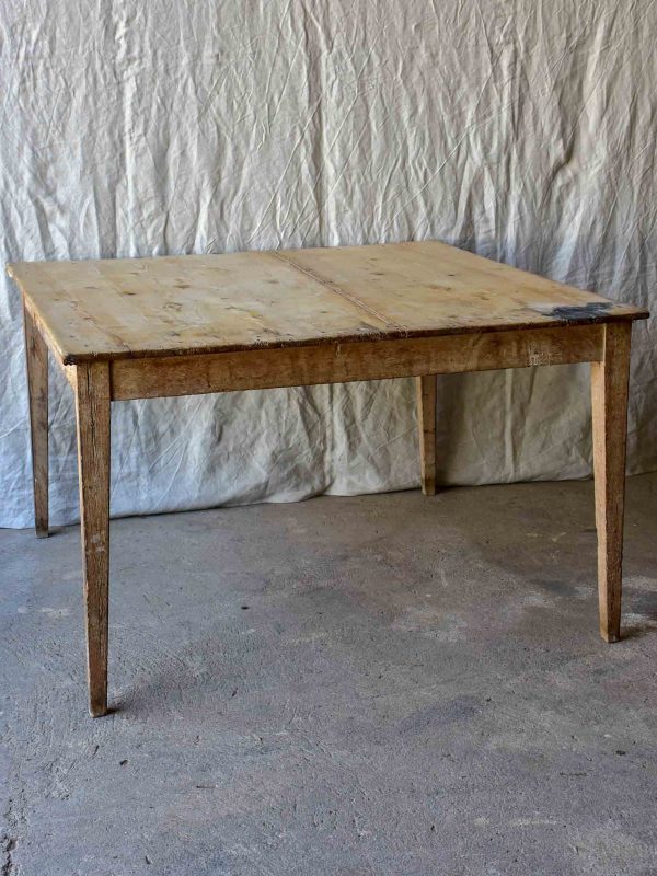 Large rustic farmhouse garden table - square Online