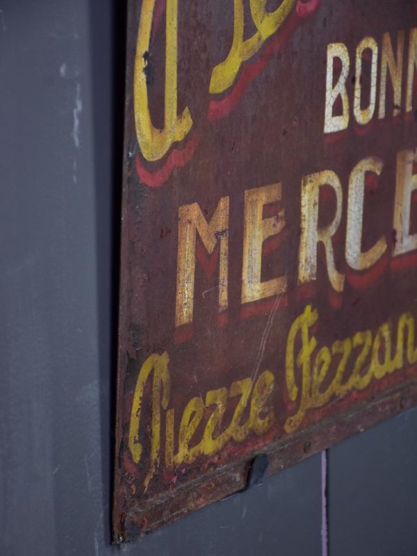 1940 s French shop sign from an epicerie  Jeanne d arc  39½  x 29¼  Hot on Sale