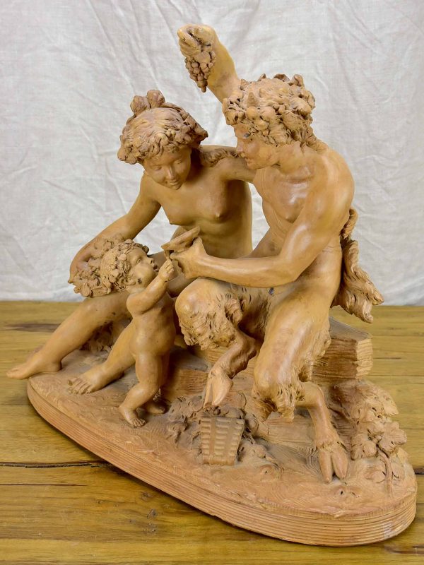 Antique Swiss clay sculpture by René Rod For Cheap