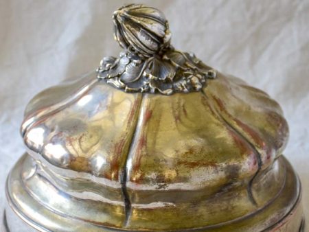 Early 19th Century French meat serving cover - fused silver Online Hot Sale