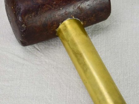 19th century French mallet for softening leather 9  on Sale