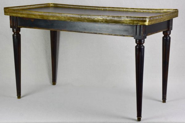 Louis XVI style coffee table with gallery edge 17¼  x 33½  Fashion