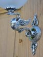 Rare set of bathroom hardware accessories decorated with swans - 1950 s Supply