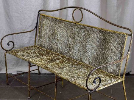 Late 19th Century French garden bench seat Online Hot Sale