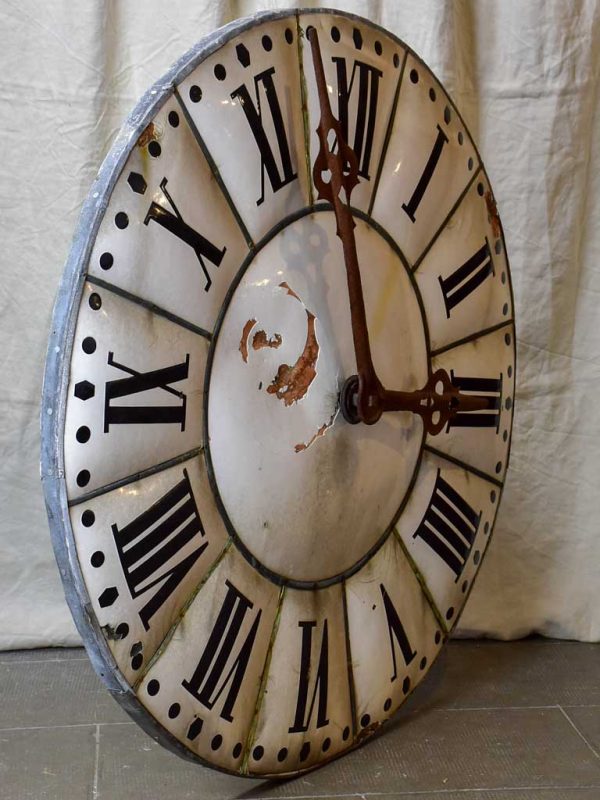 Late 19th Century French church clock - copper For Sale