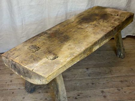 Primitive French coffee table - solid timber Hot on Sale