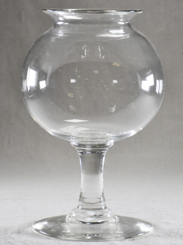 Antique French blown glass sangsue with lip 11¾  Hot on Sale