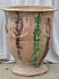 Very large antique terracotta Anduze urn - flame glaze 33½  Sale