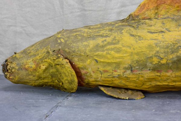 Large vintage French paper mache fish Online