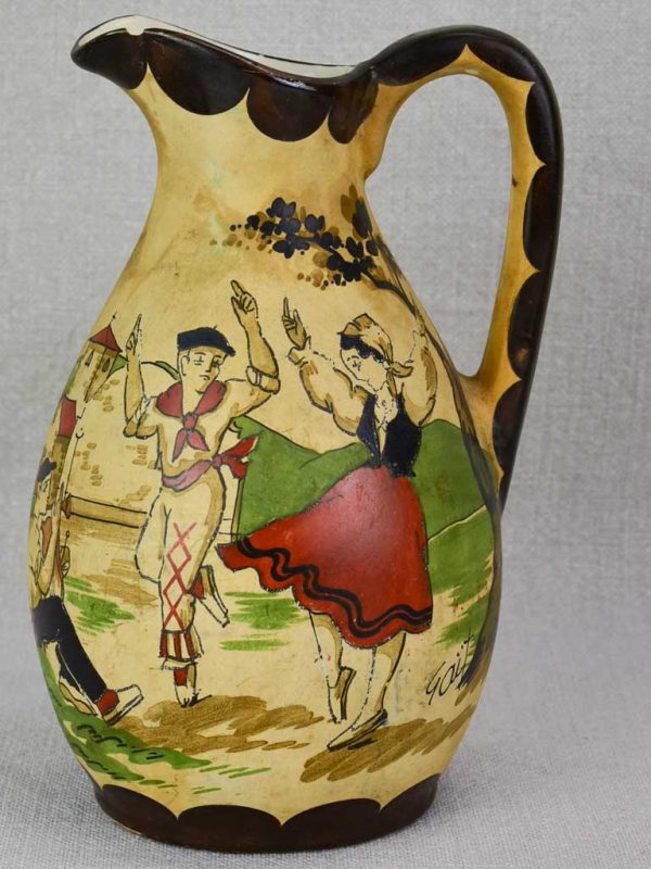 Early twentieth-century stoneware liquor service from the Basque country Sale