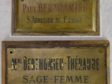 Two early 20th century French signs Hot on Sale