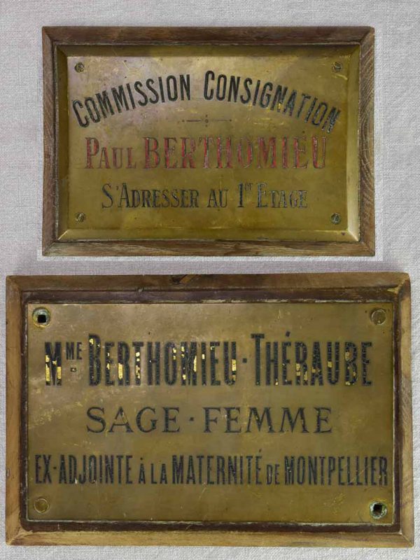 Two early 20th century French signs Hot on Sale