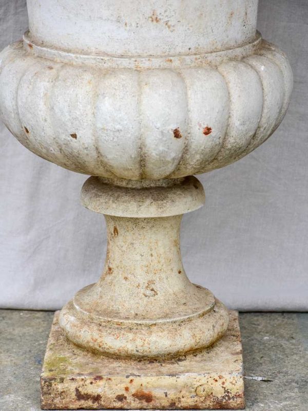 Extra large antique French cast iron Medici urn 31½  Sale