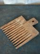 Antique French wooden wool comb Online now