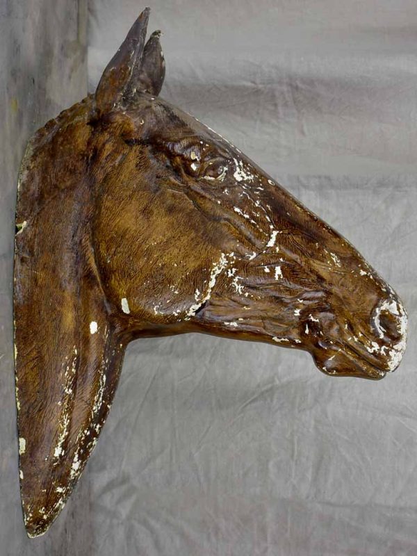 Large wall mounted French horse head For Sale