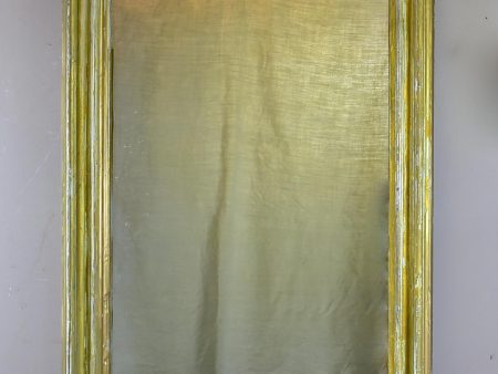 Very large rustic French Louis Philippe mirror - 19th Century 30 ½   x 54 ¾   Hot on Sale