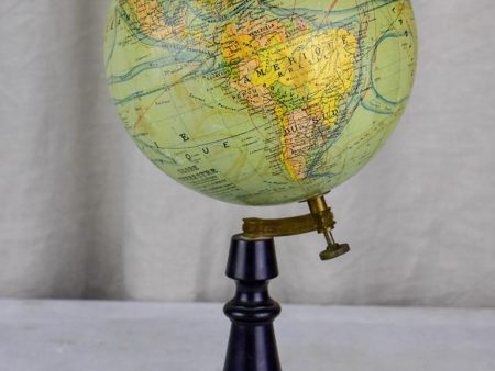 Antique French Napoleon III world globe - small Discount