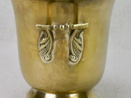 1920 s French ice bucket with handles - brass 6  Fashion