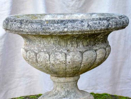 Late 19th Century reconstituted stone Medici garden urn Discount