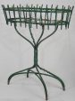 Antique French plant stand with green patina - wrought iron branches and vine 33¾  For Cheap