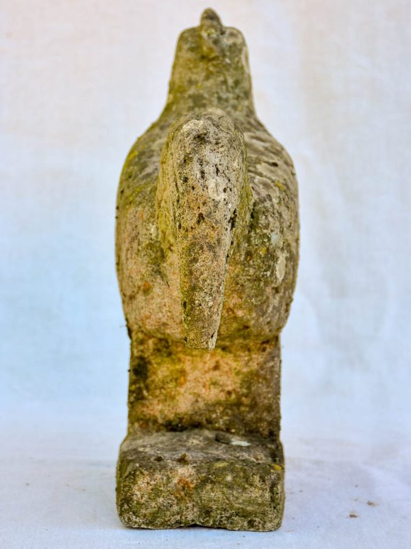 Early 20th century stone garden sculpture of a hen Hot on Sale