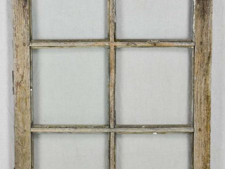 Salvaged 18th Century Louis XVI window - 6 panes 37  x 24¾  Fashion