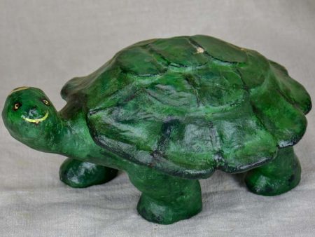 Mid-century papier mâché turtle Sale