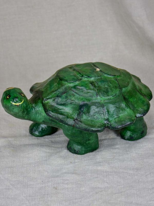 Mid-century papier mâché turtle Sale