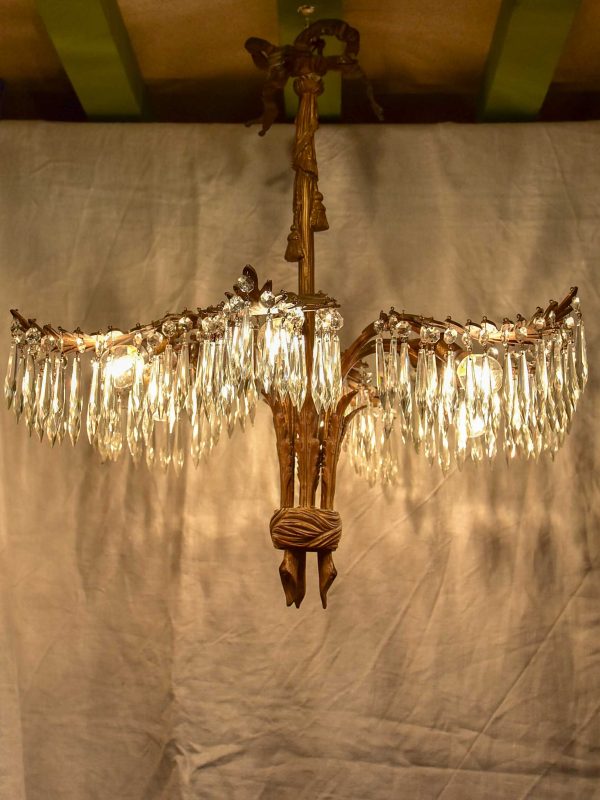 An antique palm chandelier - style Josef Hoffmann For Discount