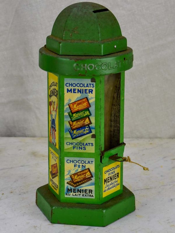 French  Chocolat Menier  money box - 1950 s Supply