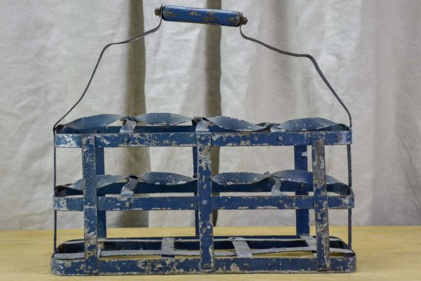 Antique French bottle carrier - 8 bottles Online