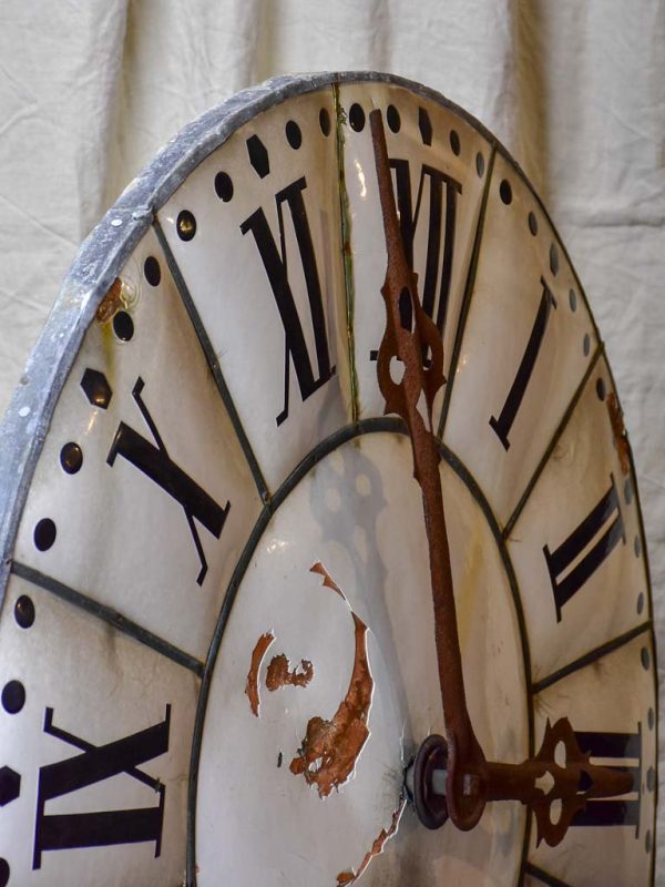 Late 19th Century French church clock - copper For Sale