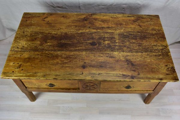 Antique French coffee table 29¼  x 52¾  Online