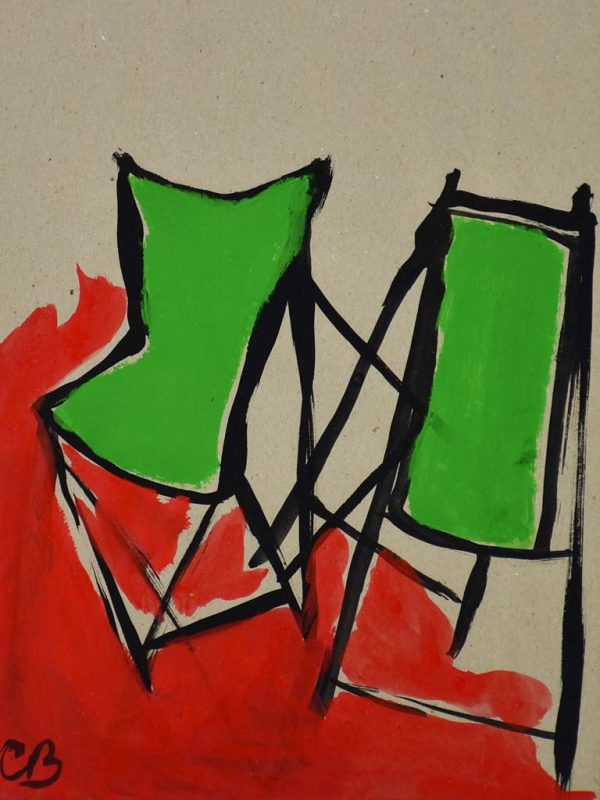 Chiliennes green and red - Caroline Beauzon 15  x 10¾  For Discount