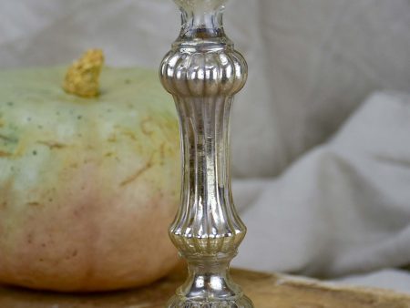 19th Century mercury glass candlestick Supply