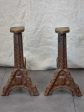 Pair of antique French fireplace andirons Sale