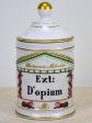 Antique French Limoges apothecary jar - Opium For Discount