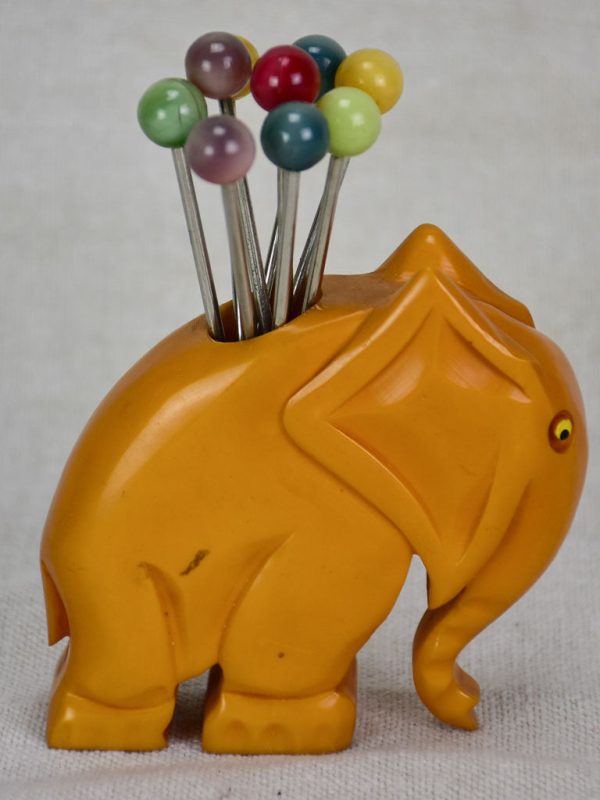 1930 s English Bakelite snail skewer display - elephant Cheap