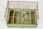 Early 20th century French birdcage with green patina Sale