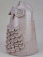 Clay sculpture of an owl with violet glaze - 1960 s 6  For Sale